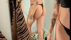 Sasha Swan Masturbating in a Changing room Nude Porn Video Delphine on dollser.com
