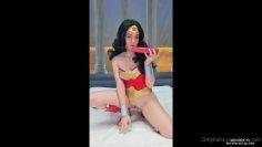 Lana Rain Nude Wonder Woman Dildo Fucking Porn Video Delphine on dollser.com