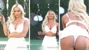 Lindsey Pelas bouncing tits in tennis dress thothub on dollser.com