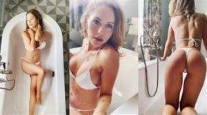 Brittney Palmer Nude White Bikini Teasing Video Leaked thothub on dollser.com
