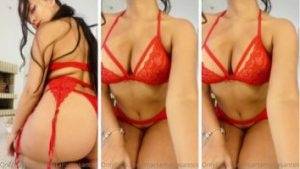 Marta Maria Santos red lingerie thothub on dollser.com