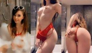 Belle Delphine Nude Bathtub with Shoes Porn Video Leaked on dollser.com