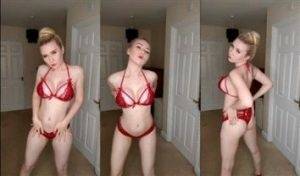 Gross Gore Wife Twitch Red Lingerie Nude Video Leaked on dollser.com