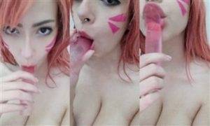 Alin 0rac Cosplay Dildo Sucking Porn Video Leaked on dollser.com