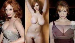 Christina Hendricks Nude And Sextape Leaked on dollser.com