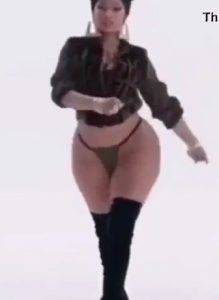 Nicki Minaj Hot fat back walking on dollser.com