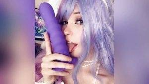 Belle Delphine Porn 07 September 2020 Purple Dildo part 2 on dollser.com