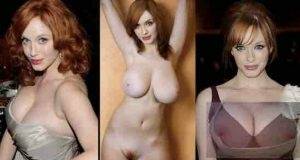 Christina Hendricks Nude And Sex Tape Leaked! on dollser.com