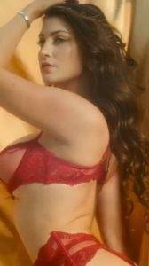 Jessica Bartlett Red Lingerie on dollser.com