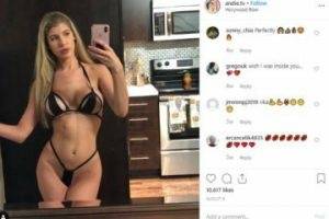 Andie Adams Black Lingerie Nude Video Premium Snapchat Leaked on dollser.com
