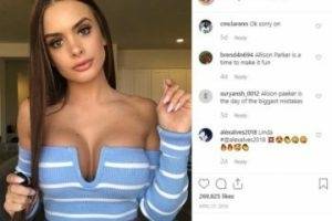 Allison Parker Ice In Her Pussy Nude Porn Premium Snapchat Leaked on dollser.com