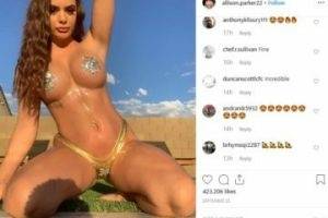 Allison Parker Gym Shower Nude Porn Premium Snapchat on dollser.com