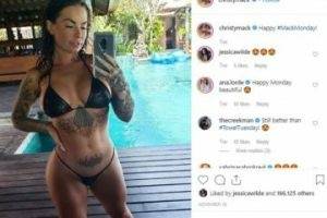 Christy Mack Nude Yoga Stretching Onlyfans Leak on dollser.com