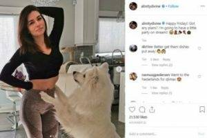 Alinity Compilation Letting Her Dog Smell Her Pussy NSFW on dollser.com