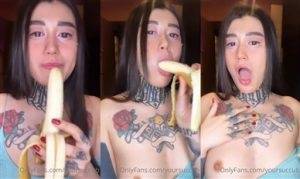Yoursuccub leaked Banana Sucking Onlyfans Video on dollser.com