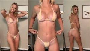 Vicky Stark Birthday Suit Try Nude Video Leaked on dollser.com