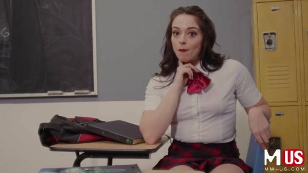 Sophia Burns - Real POV Adventures: Sexy Schoolgirl Fucks Classmate on dollser.com