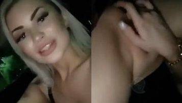 LaynaBoo Nude Masturbating In Car Private Snapchat Video on dollser.com