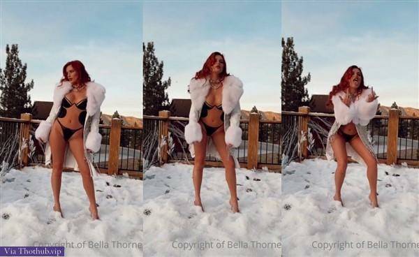 Bella Thorne Topless Bikini Video on dollser.com