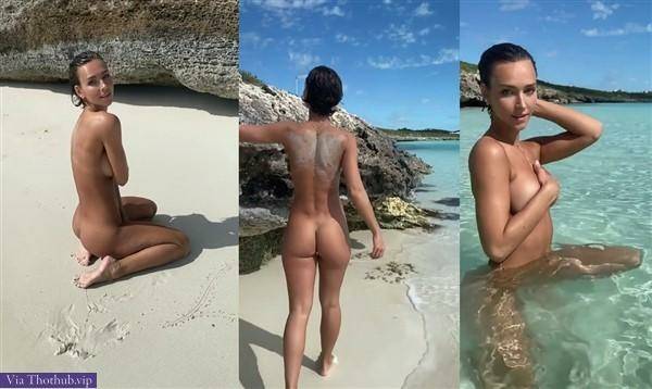 Rachel Cook Nude Teasing at Beach Video on dollser.com