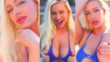 Tara Babcock Blue Monokini Nude Video Leaked on dollser.com