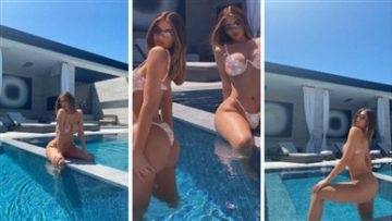 Kylie Jenner Bikini Thong Nude Leaked on dollser.com