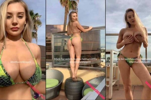 Bethany Lily April Nude New Massive Tits Video Leak on dollser.com