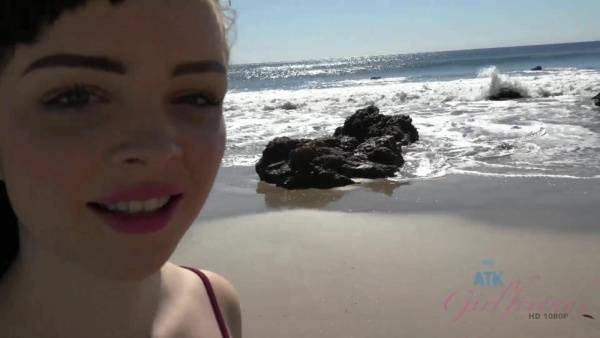 Aliya Brynn - You head to the beach for some head on dollser.com