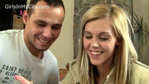 Cute blonde has sex with a teacher on dollser.com