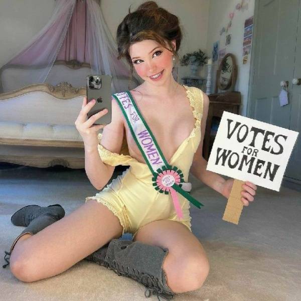 Belle Delphine Votes For Women Onlyfans Photos Leaked on dollser.com