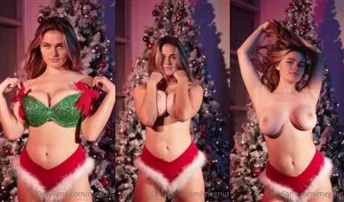 Megan Guthrie Nude Boobs Teasing in Christmas Video Premium on dollser.com