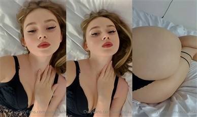 Evaanna Nude Black Lingerie Teasing Video Premium on dollser.com