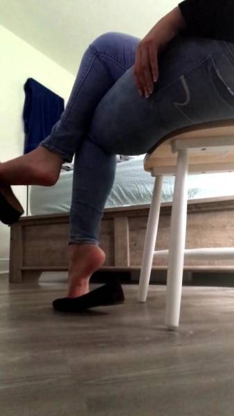 Fetishxqueen watch my high arched soles as i dangle these flats xxx onlyfans porn videos on dollser.com