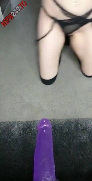 Just Violet dildo masturbating on the floor snapchat premium xxx porn videos on dollser.com