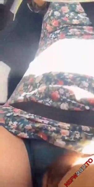 Riley Reid quick pussy tease in car snapchat premium xxx porn videos on dollser.com