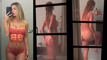 Spying On Daisy Keech Nude Shower Video on dollser.com