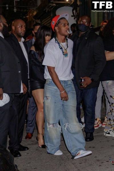 Rihanna & ASAP Rocky Have a Wild Night Out For the Launch in New York - New York on dollser.com