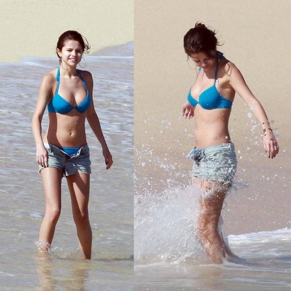 Selena Gomez Beach Bikini Shorts Photos Leaked - Usa on dollser.com