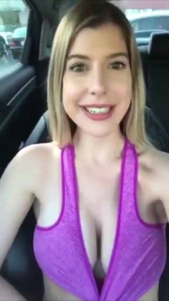 Andie Adams public parking pussy fingering in car snapchat premium xxx porn videos on dollser.com