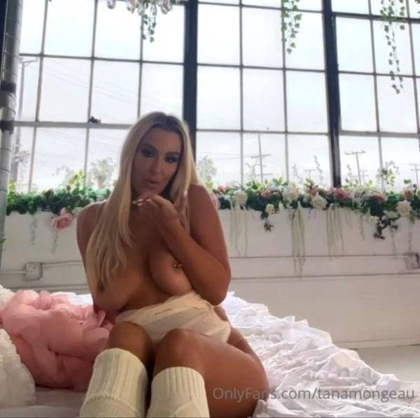 Tana Mongeau Nude Topless Tease Onlyfans Video Leaked on dollser.com