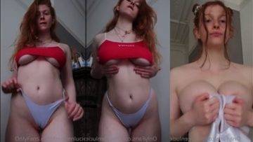 Imogen Lucie Nude Teasing Big Tits Video Leaked on dollser.com