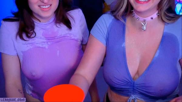 TheNicoleT Wet T-Shirt Livestream Fansly Video Leaked on dollser.com