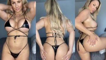 Swedish Bella Nude Black Bikini Tease Video Leaked - Sweden on dollser.com