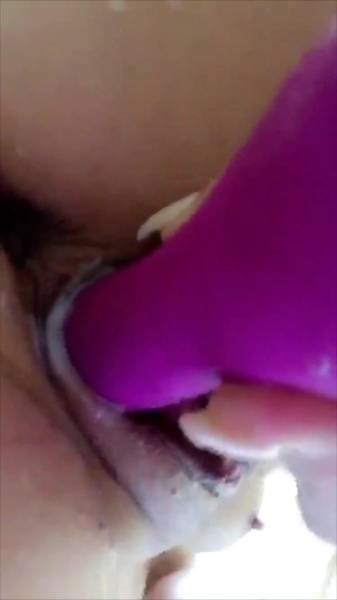 Allison Parker after shower purple dildo pussy mastrubation xxx porn videos on dollser.com
