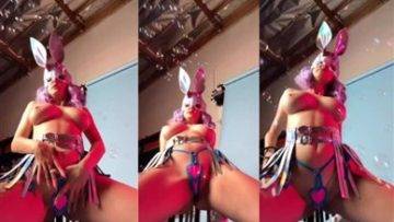 Darshelle Stevens Bunny Cosplay Nude Video Leaked on dollser.com