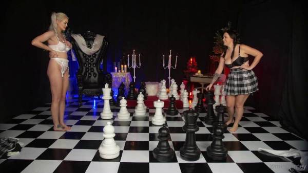 Meg Turney Danielle DeNicola Chess Strip Onlyfans Video Leaked on dollser.com
