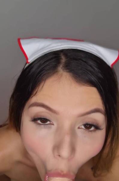 This naughty nurse gives you a special treatment! It was so sloppy with your big dick on dollser.com
