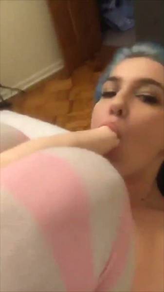 Skye Blue dildo masturbating on bed snapchat premium xxx porn videos on dollser.com