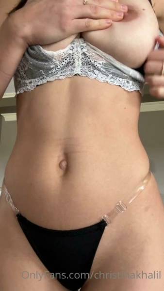 Christina Khalil Nipple Slip Topless Strip Onlyfans Video Leaked - Usa on dollser.com