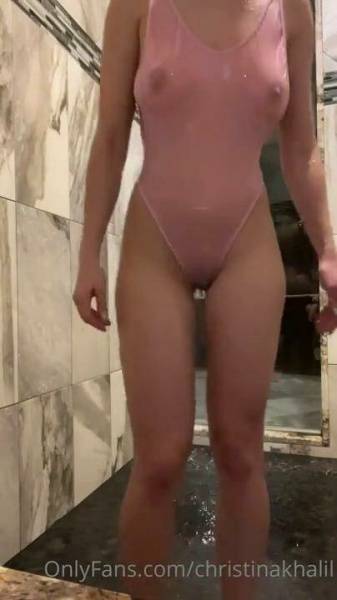 Christina Khalil Nude March Onlyfans Livestream Leaked Part 2 - Usa on dollser.com